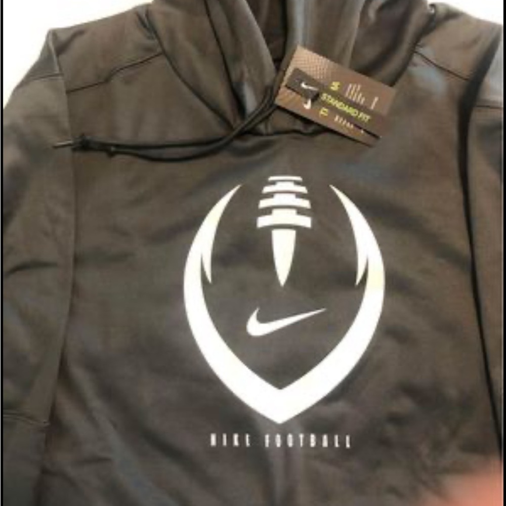 Nike football hooded sweatshirt